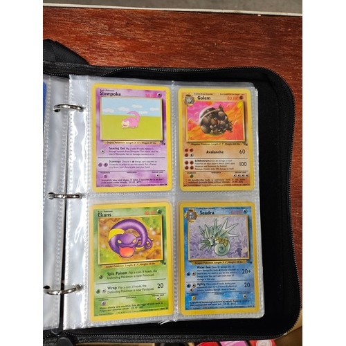 546 - Binder of Mixed Pokemon Cards from Rocket, Fossil and Jungle Sets