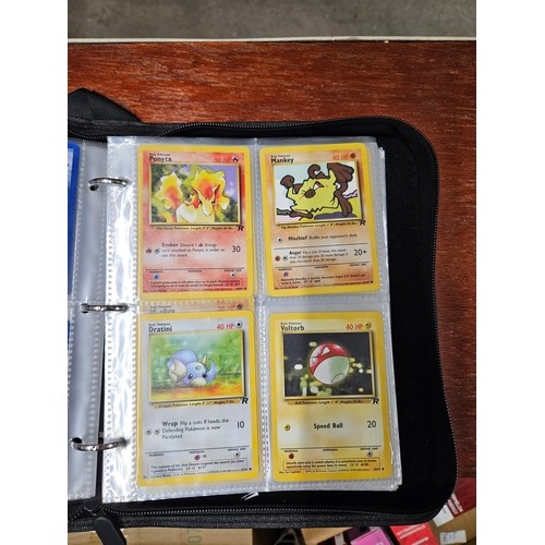 546 - Binder of Mixed Pokemon Cards from Rocket, Fossil and Jungle Sets