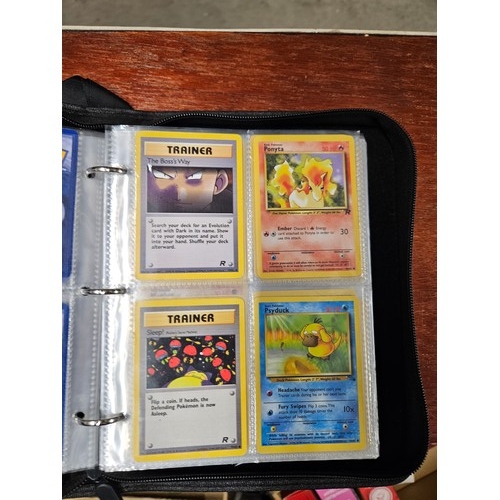 546 - Binder of Mixed Pokemon Cards from Rocket, Fossil and Jungle Sets