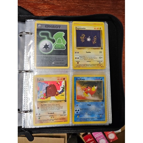 546 - Binder of Mixed Pokemon Cards from Rocket, Fossil and Jungle Sets