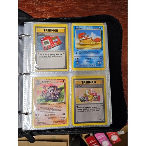 546 - Binder of Mixed Pokemon Cards from Rocket, Fossil and Jungle Sets