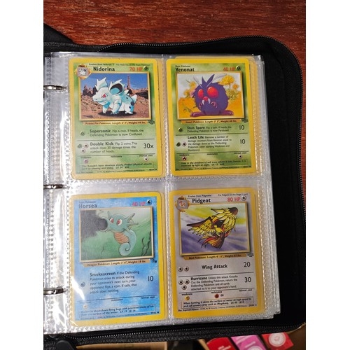 546 - Binder of Mixed Pokemon Cards from Rocket, Fossil and Jungle Sets