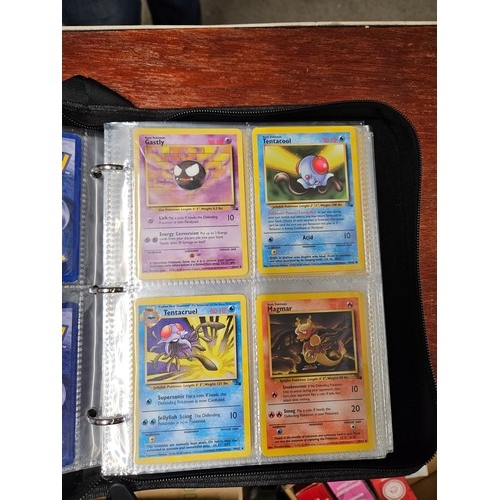 546 - Binder of Mixed Pokemon Cards from Rocket, Fossil and Jungle Sets