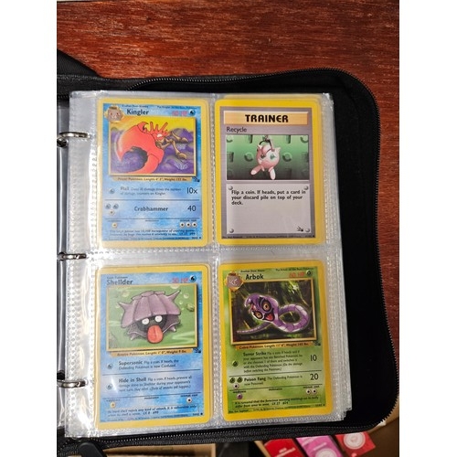 546 - Binder of Mixed Pokemon Cards from Rocket, Fossil and Jungle Sets