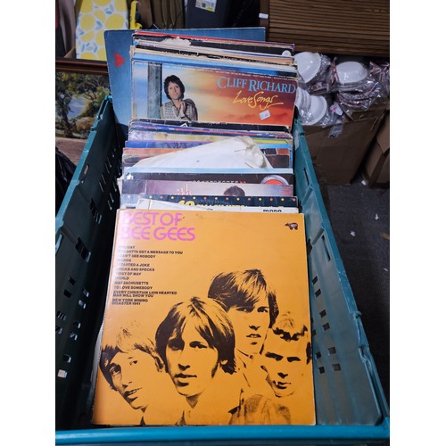 337 - Box of Vinyl LPs