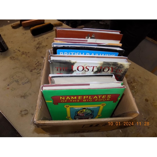 197 - Box of Books mainly Railway Related