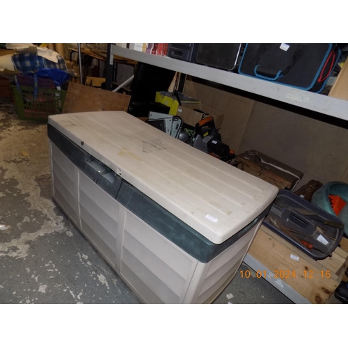 210 - Garden Storage Box lid needs attention