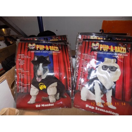 372 - Box of 7 New Dog Costumes