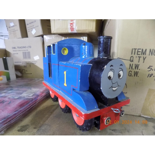 412 - Large Wooden Handmade Thomas