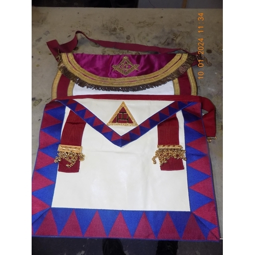 205 - 2 Masonic Aprons