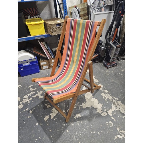 128 - Vintage Hartherley Deck Chair