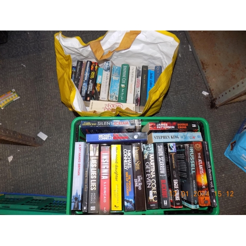 179 - Basket and Bag of Novels