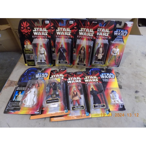 283 - Selection of 10 Star Wars Talk Chip Figures