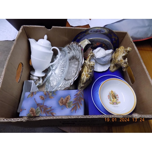 291 - Box of Mixed Pottery. Inc Shelley