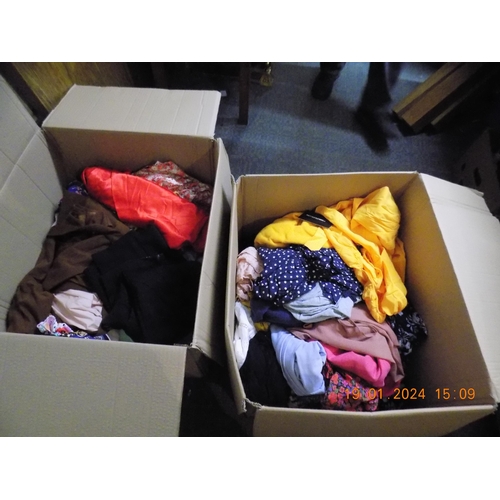 342 - 2 Large Boxes of Ladies Clothing