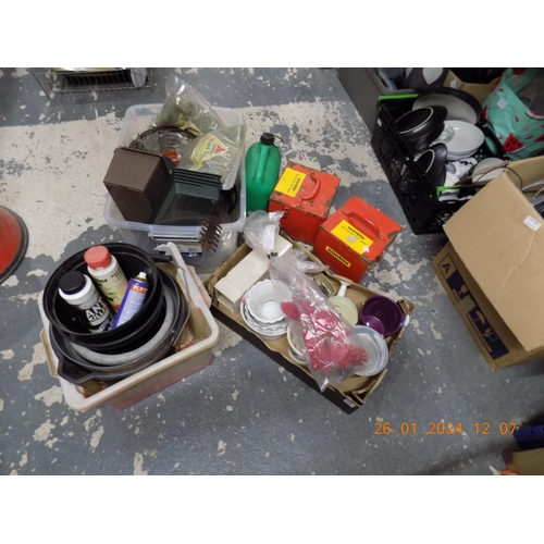 311 - Selection of Gardening Items, Fuel Can and 2 Metal Boxes