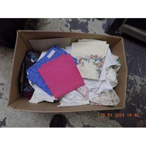 349 - Box of Vintage Bedding