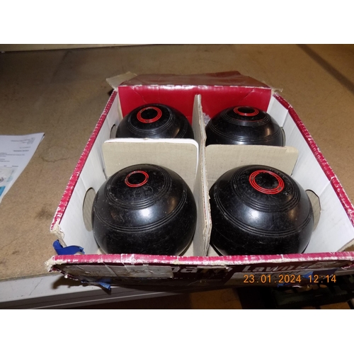 48 - Set of 4 Lawn Bowls