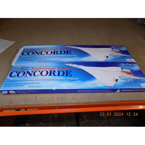 55 - 2 x 50 Year Anniversary Edition Concorde Alpha Foxtrot Free Flight Kits