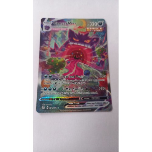 Pokemon Gengar V Max Full Art Card