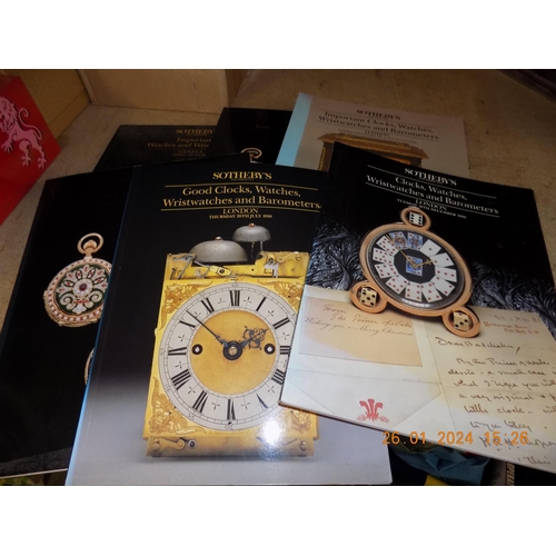 380 - Selection of Sotheby's Clock and Watch Catalogues