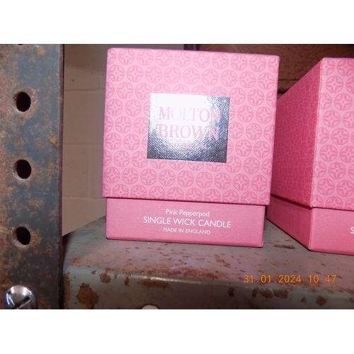 140 - Small Molton Brown Candle Pink Pepperpod