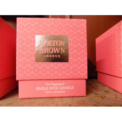 145 - Small Molton Brown Candle Pink Pepperpod