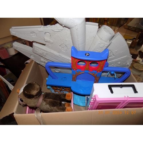 157 - Box of Children's Toys