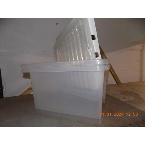 172 - 2 Storage Tubs with Lids