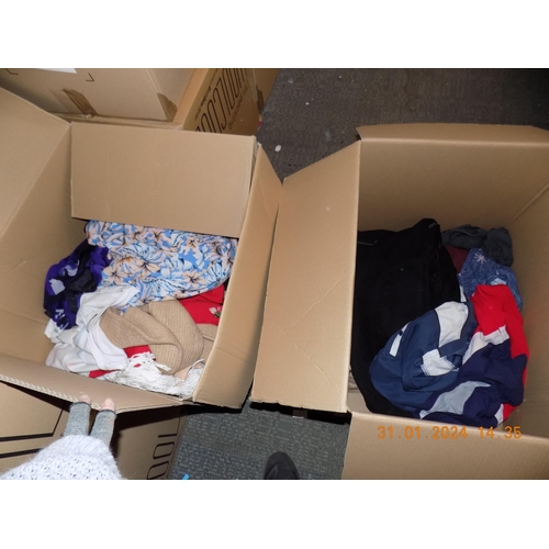 205 - Large Box of Mens and Large Box of Ladies Clothing