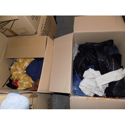 206 - 2 Large Boxes of Ladies Clothing