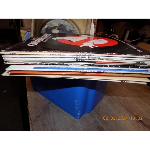 316 - Box of Vinyl Records