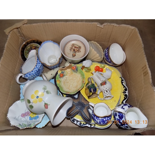 64 - Box of Mixed Pottery