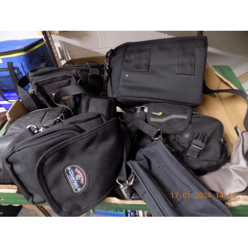 107 - Box of Mixed Camera Bags