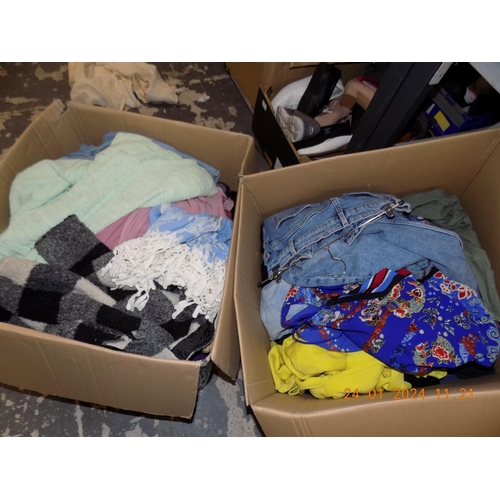 115 - 2 Large Boxes of Ladies Clothing