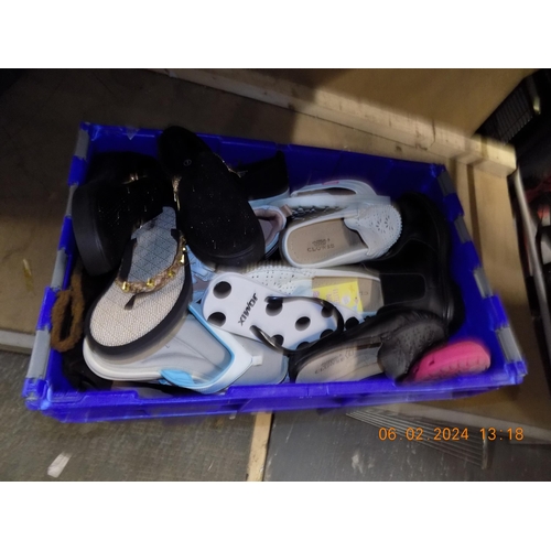 57 - Large Box of Womens Shoes, Boots, Trainers and Sandals