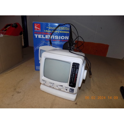 67 - Portable Television with AM/FM Radio w/o