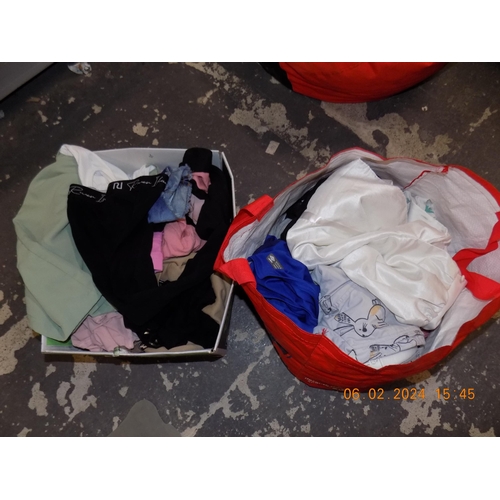 98 - Box and Bag of Childrens Clothing inc Next