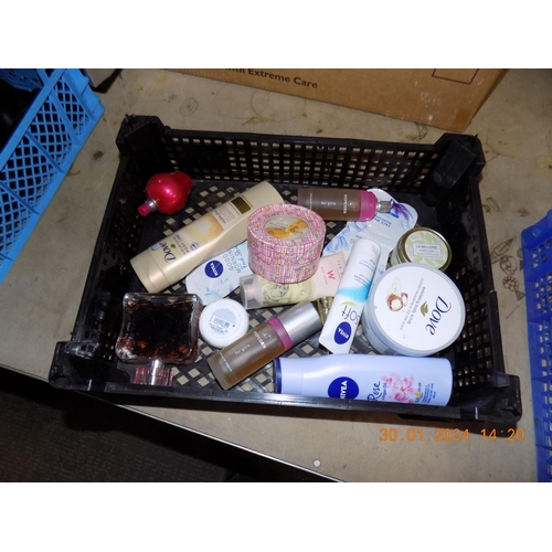 206 - Tray of Cosmetics and Perfumes