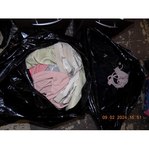 358 - 2 Bin Bags of Clothing