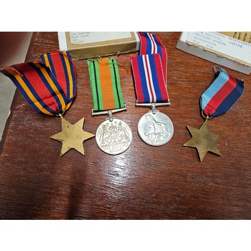 551 - Boxed WW2 Burma Star R.A.F Medal Group