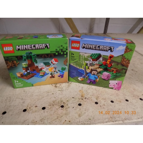 121 - 2 New Lego Minecraft #21240 & #21177