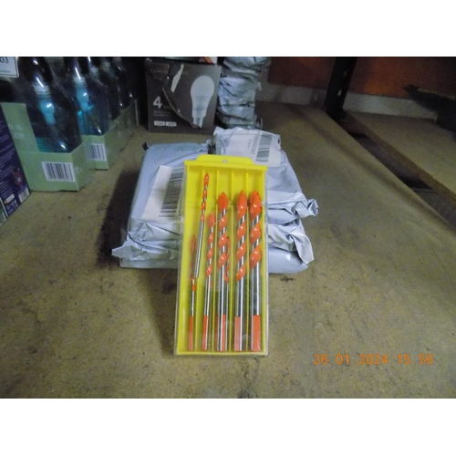 311 - 9 Packets of New Tile Drill Bits