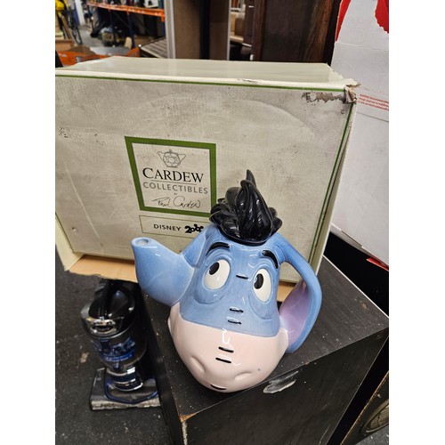 599 - Boxed Cardew Collectables Disney 2000 Eeyore Teapot