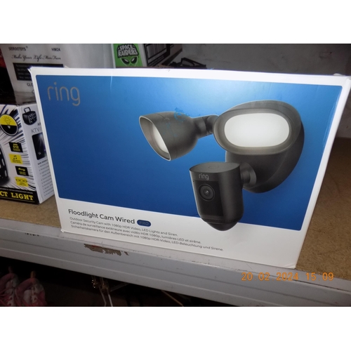 124 - Ring Floodlight Camera Wired