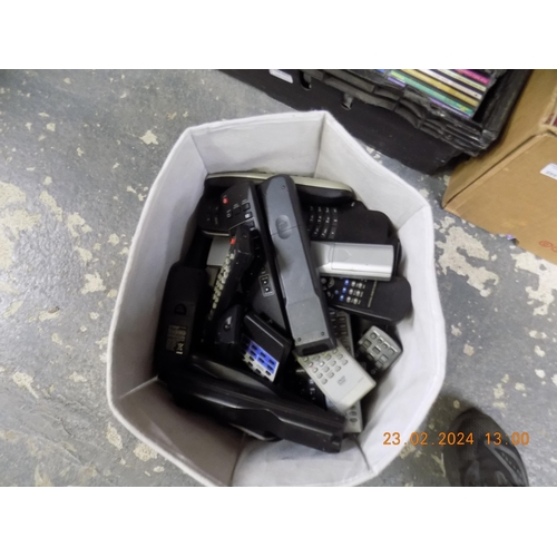 450 - Large Box of Remote Controls