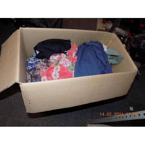 182 - Large Box of Ladies Clothing