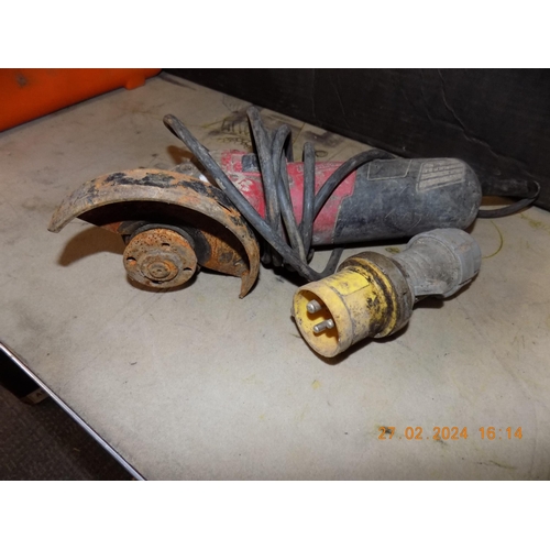 105 - Milwaukee 110v Angle Grinder