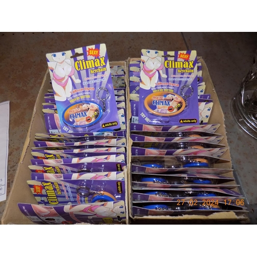 122 - 2 Boxes of Adult Novelty Keychains