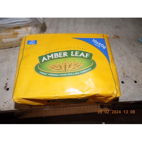 196 - 10 Pack of Amber Leaf